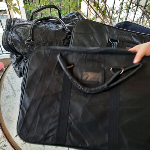 leather suitcases