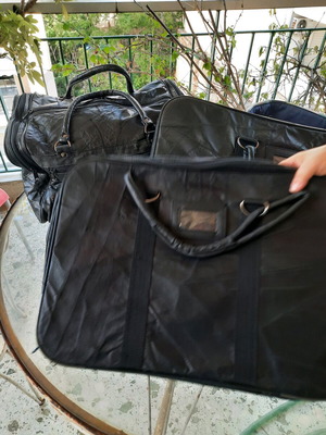 leather suitcases