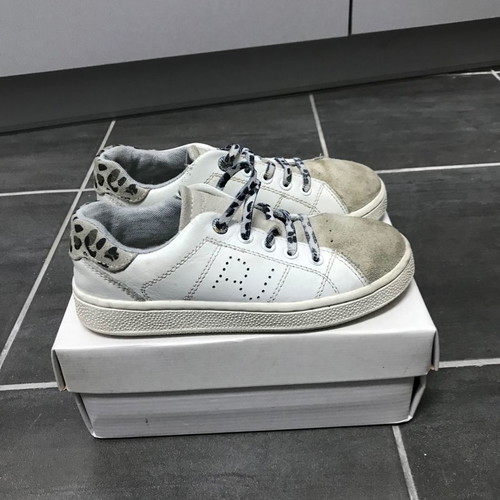 Pepe leather sneakers used, size 31, white