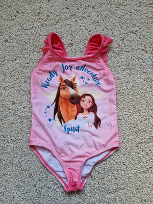 Spirit Riding Free one-piece swimsuit new 92cm pink multicolor
