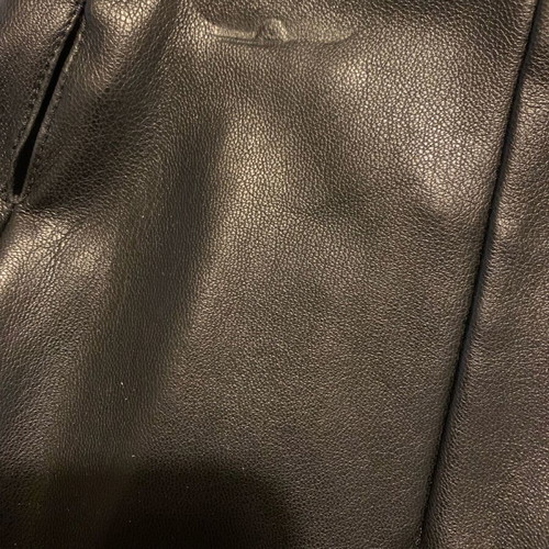 Monki black wrap skirt made of faux leather new, size small