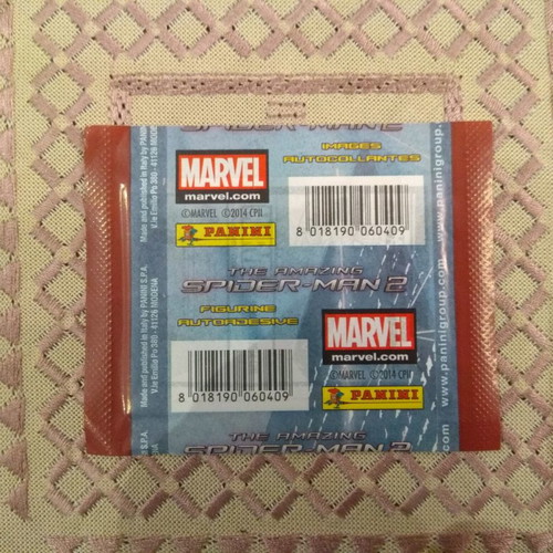 Sealed Panini The Amazing Spiderman 2 sticker pack new