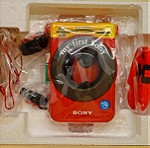  RARE MY FIRST SONY WALKMAN WM-F3030 CASSETTE PLAYER PORTABLE RED VINTAGE