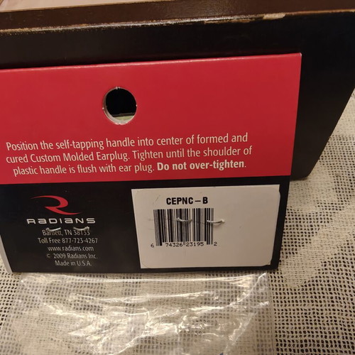 Radians Earplugs New Professional Custom Fit with Neck Cord