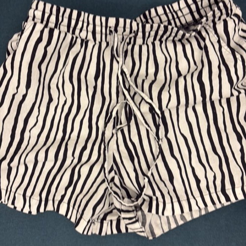 Sinsay Women's Summer Shorts like new, black and white zebra print, size S