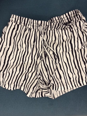 Sinsay Women's Summer Shorts like new, black and white zebra print, size S