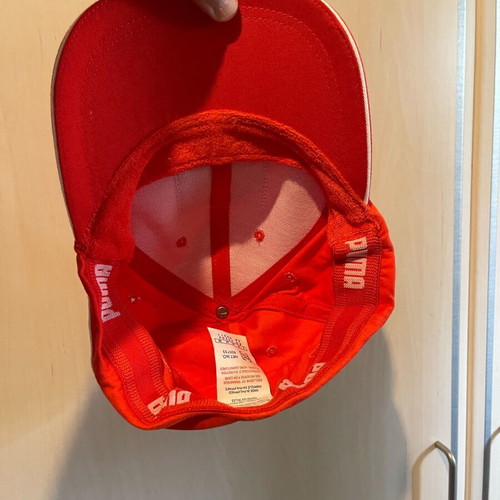 Puma x Ferrari collectible hat like new, red