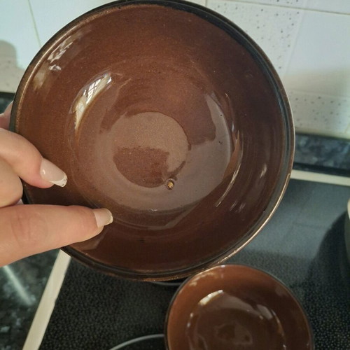 Ceramic bowls like new, set of 3 pieces