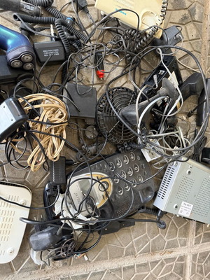 Various old electric items used