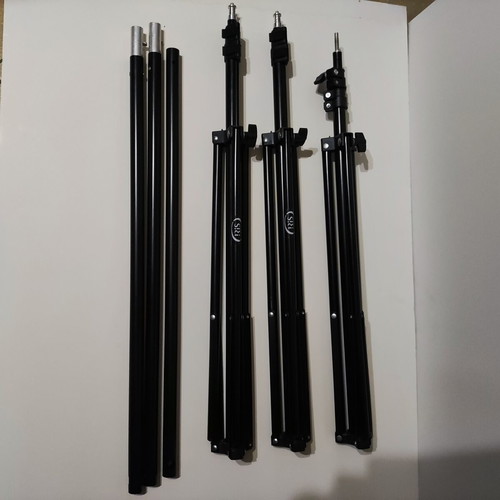 Complete Lighting Set 2x Softbox 60x90cm with Background System