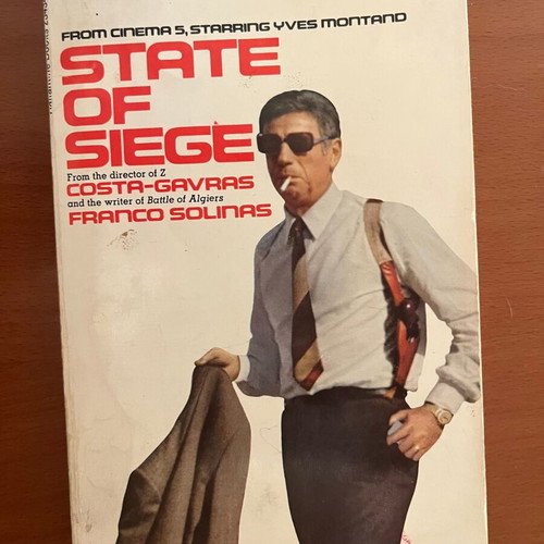 State of Siege book used, vintage political 1973