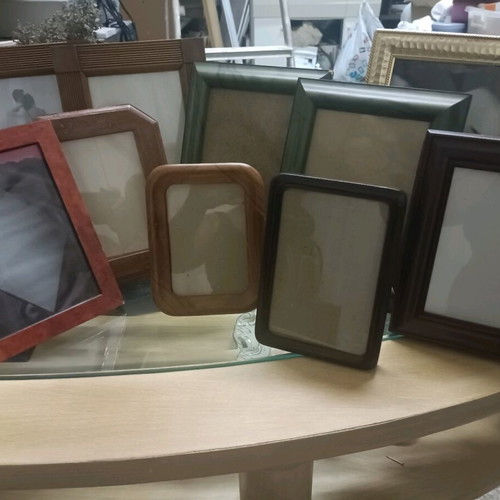 Retro vintage wooden frames like new