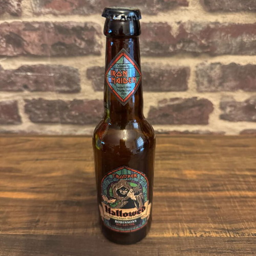Iron Maiden Hallowed beer bottle like new