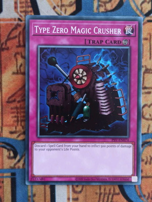 Type Zero Magic Crusher Continuous Trap κάρτα σαν καινούργιο