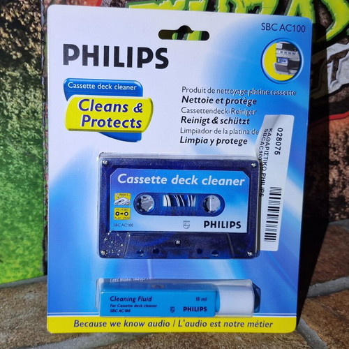 Philips Cassette Deck Cleaner new