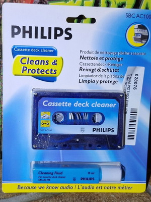 Philips Cassette Deck Cleaner new
