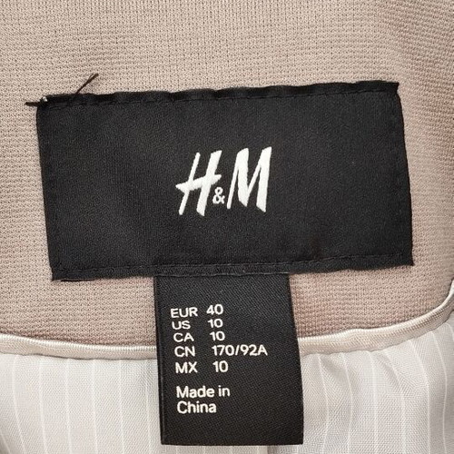 H&M beige jacket like new, size L 40 12