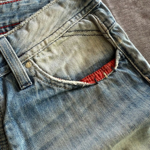 Staff Jeans denim shorts set M used, dark and light wash