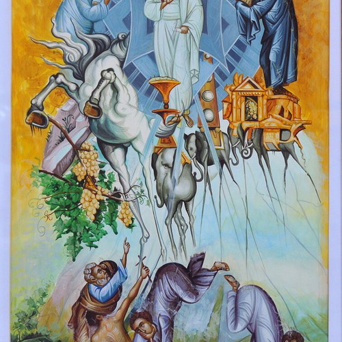 Transformation Copy Watercolor Painting by Dorotheos Antoniadis made to order