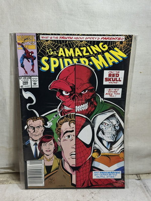 The Amazing Spider-Man #366 κόμικ, τεύχος με Red Skull του 1992