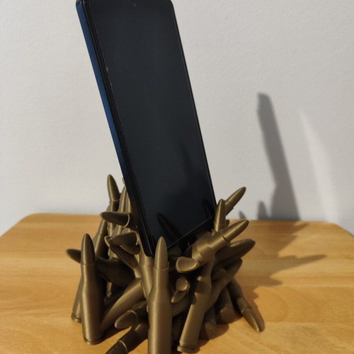 Bullets Phone Stand 3D printed, new