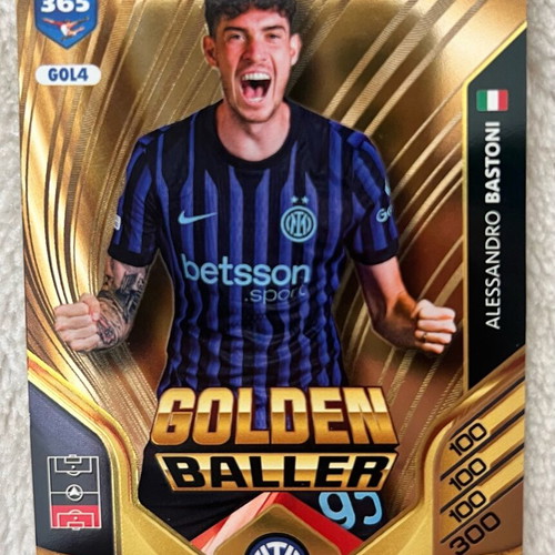 Panini golden card Bastoni like new