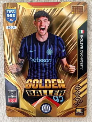 Panini golden card Bastoni like new