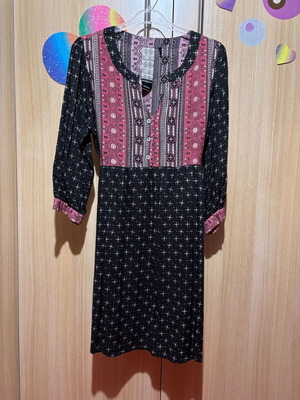 Attrattivo dress like new, brown multicolor, size M