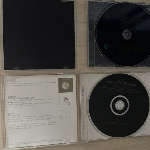 Coldplay A Rush of Blood to the Head and X&Y CD used, rock