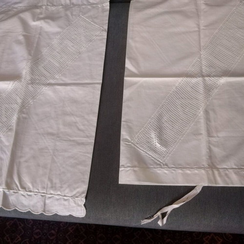 Pillowcases handmade, like new, pack of 4, embroidered 'Σ' αγαπώ'