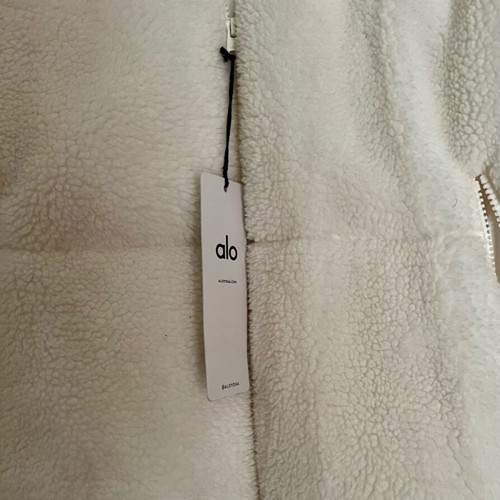 Alo Yoga Sherpa Puffer Jacket new, white, women's L/XL