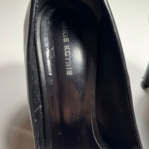 Makis Kotris black leather women's pumps size 38 used