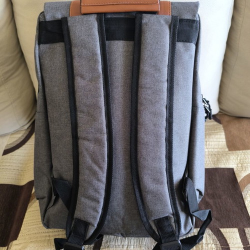 Backpack new with laptop compartment, gray