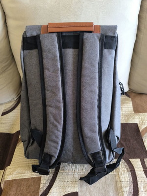 Backpack new with laptop compartment, gray