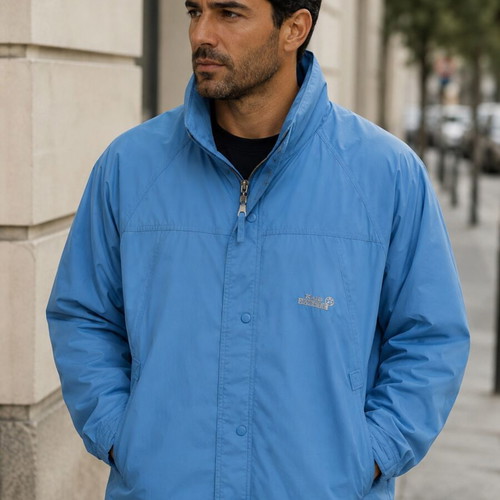 Abysse blue jacket like new, all-season men's outerwear size L