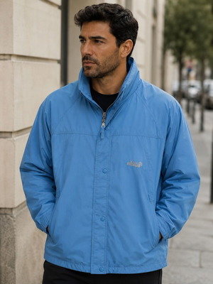 Abysse blue jacket like new, all-season men's outerwear size L