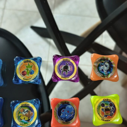 Pokemon square tokens lot used