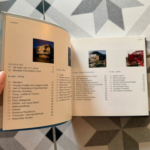 Amsterdam: Architecture & Design book like new, English
