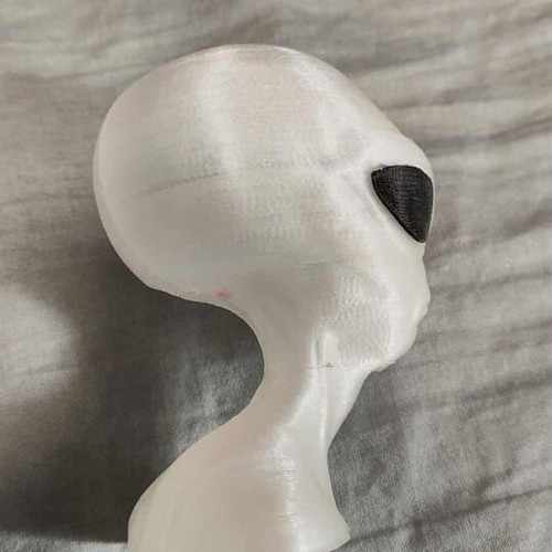 Φιγούρα UFO-Alien φωσφοριζέ, κατασκευασμένη με 3d εκτυπωτή, σαν καινούργια