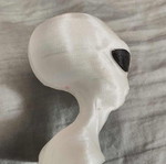 Φιγούρα UFO-Alien φωσφοριζέ, κατασκευασμένη με 3d εκτυπωτή, σαν καινούργια