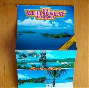THE WHITSUNDAY ISLANDS AUSTRALIA Αναδιπλούμενο Πολύπτυχο 6 διπλής όψης καρτ ποστάλ