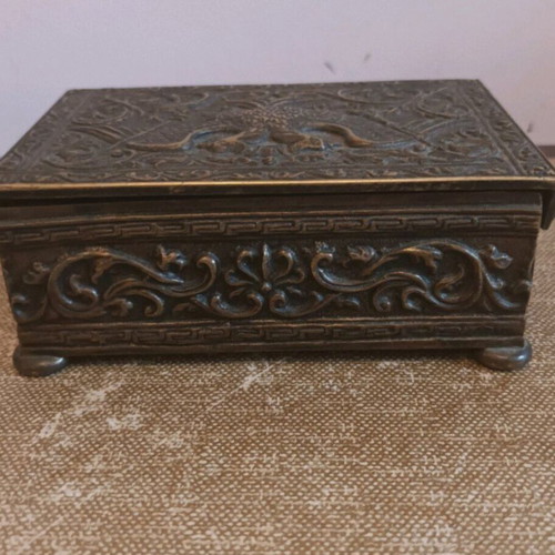 Antique Jewelry Box 1950 used, 13x9x5 cm