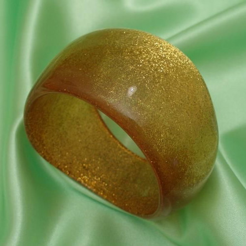 Lucite bangle bracelet collection