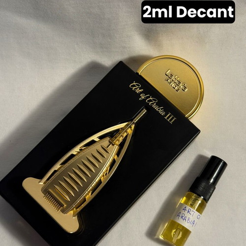Lattafa Art of Arabia III Eau de Parfum 2ml decant like new