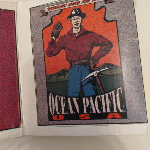 Αυτοκόλλητα Ocean Pacific USA πακέτο 4 από 90s, σαν καινούργια