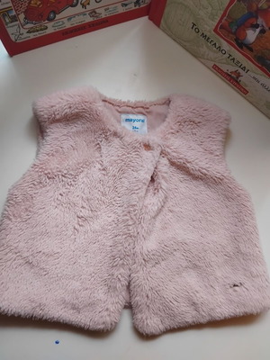 Mayoral Fur Vest for 24-Month-Old Girl Like New