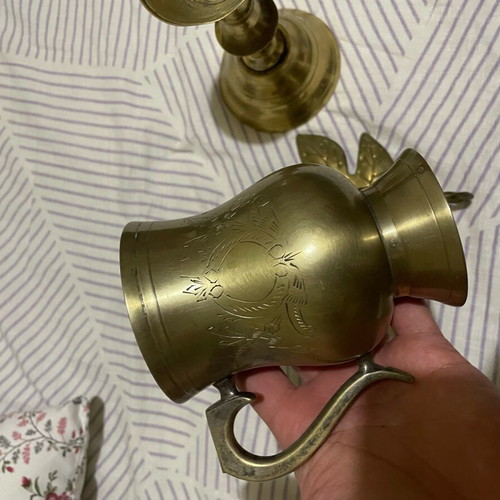 Brass decorations used, set of 3 pieces