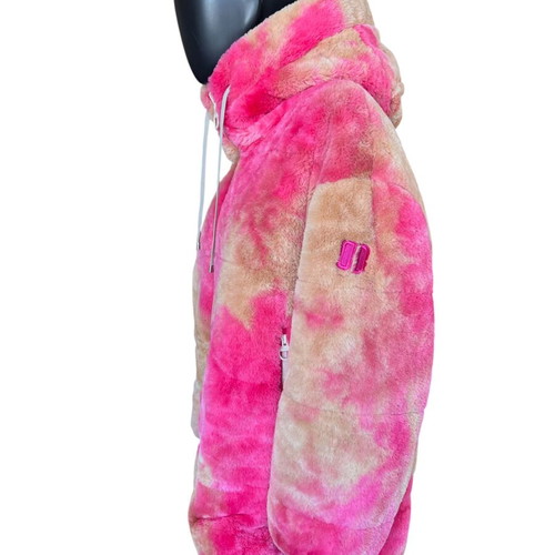 Duno women's reversible faux fur coat like new, size IT42