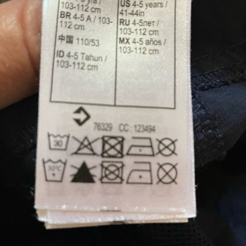 Quechua polymorphic kids pants like new, age 4-5, blue