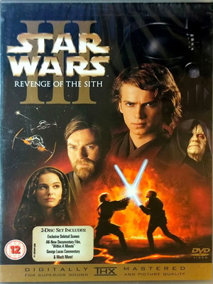 Star Wars 3 Revenge of the Sith DVD, sealed, English subtitles, double disc